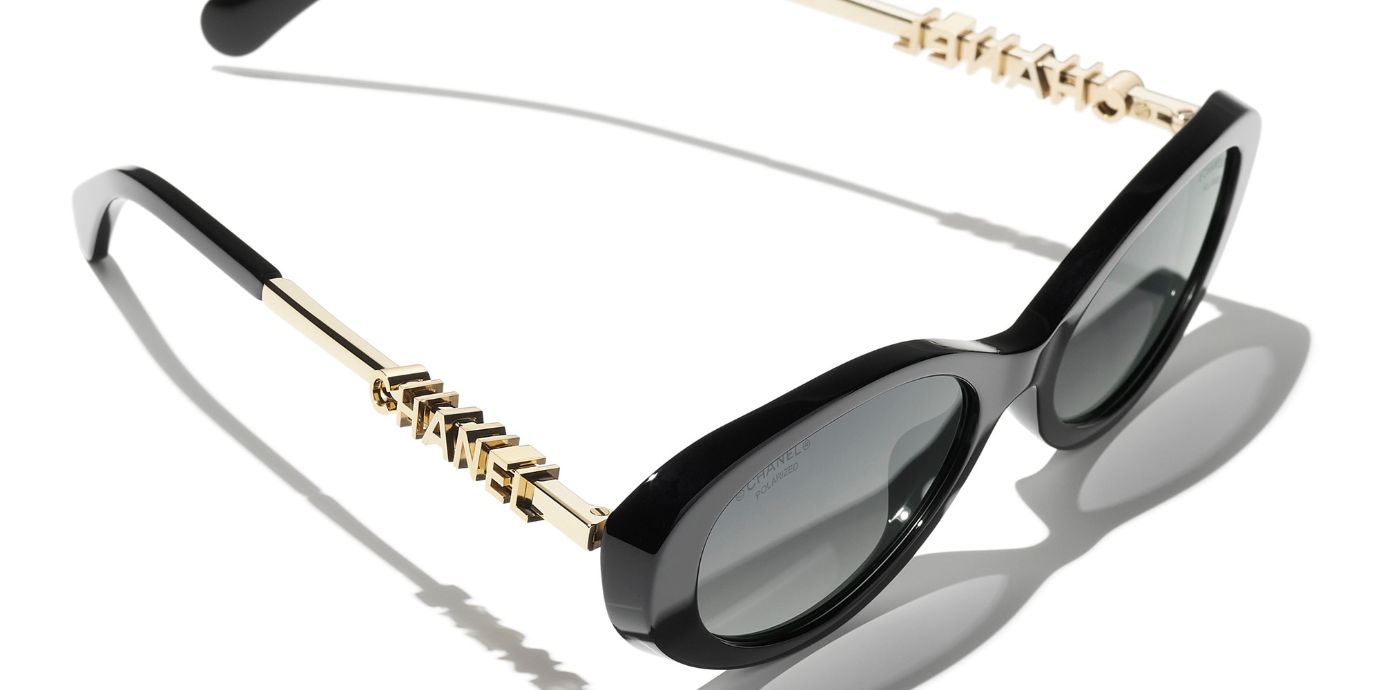 Chanel Oval Sunglasses CH5565 CH5565 L (54 - 17) with Grey lenses