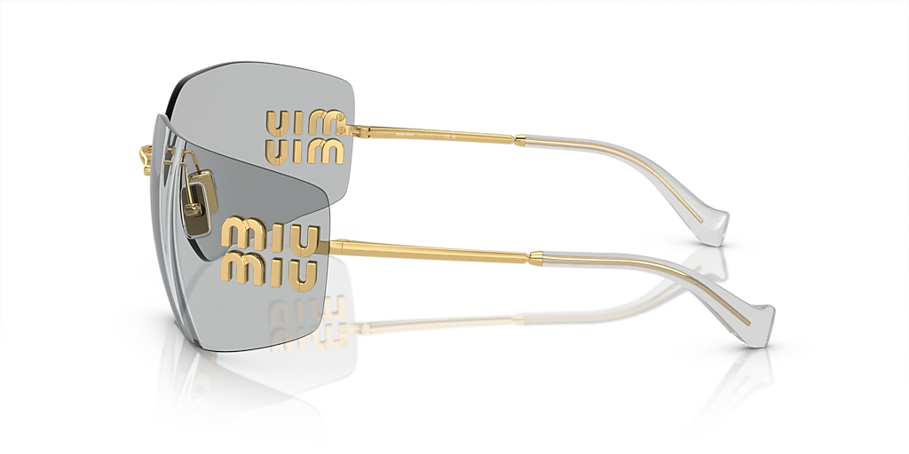 Miu Miu MU 54YS L (80 - 14) with Grey lenses and Gold frame