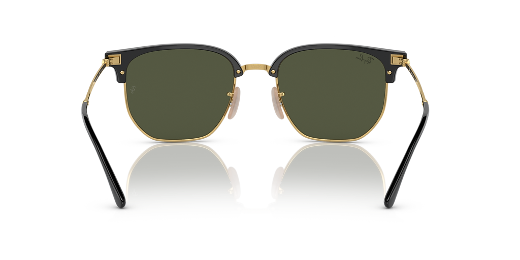 Ray-Ban New Clubmaster L (51 - 20) with Green lenses and Black