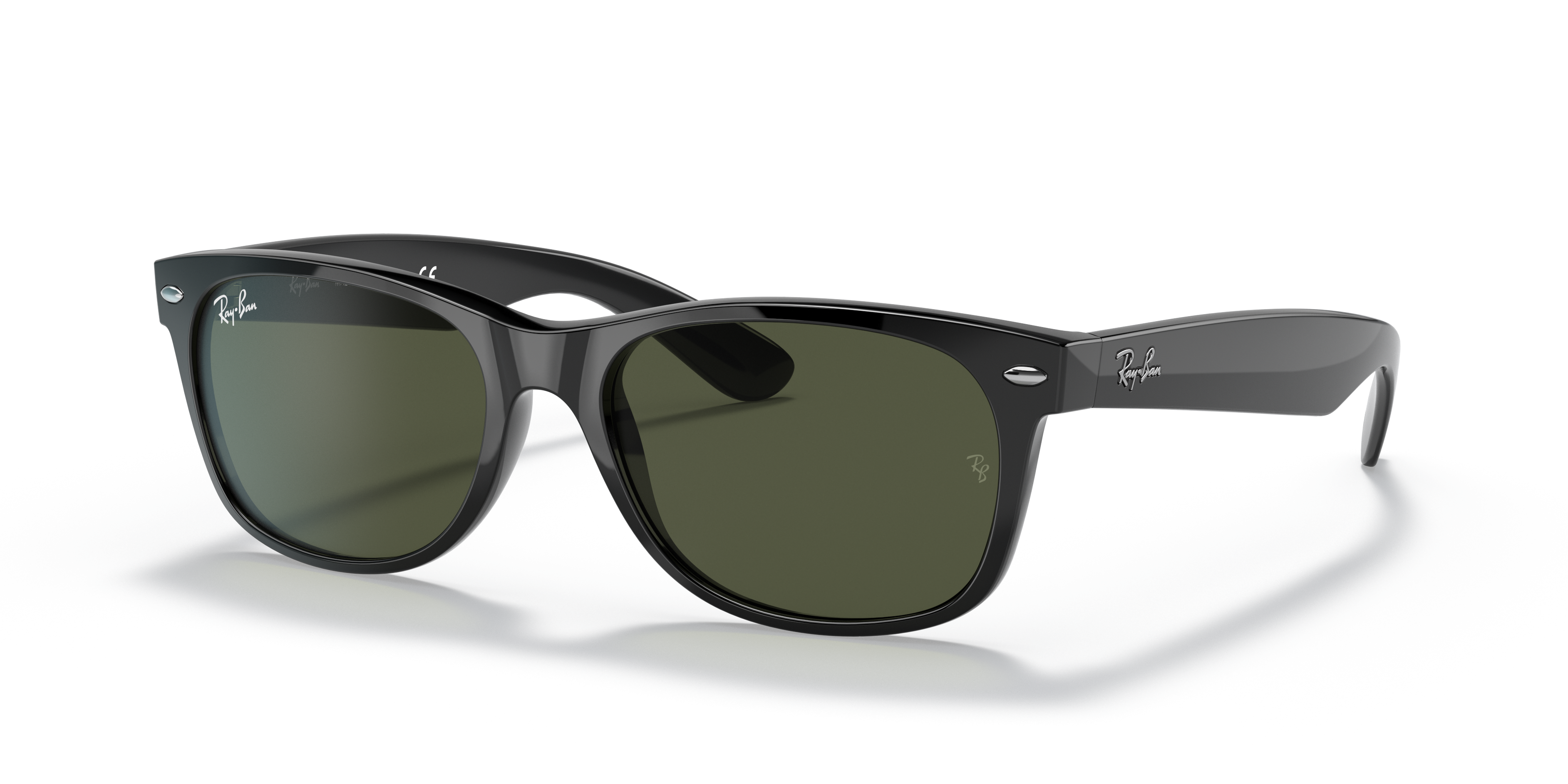 Ray-Ban New Wayfarer Classic M (55 - 18) with Green lenses and