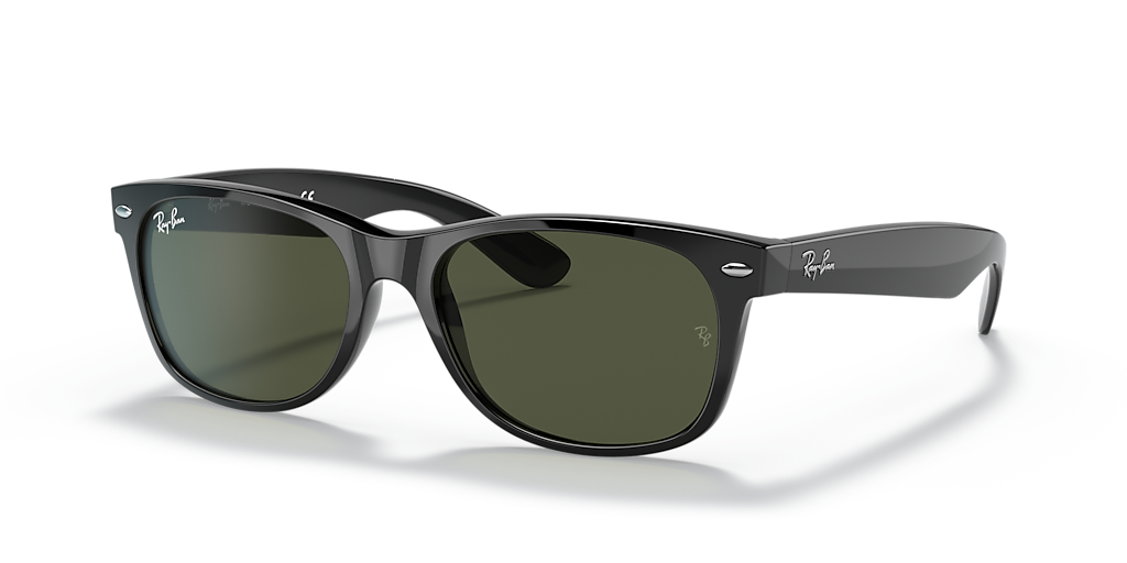 Ray-Ban New Wayfarer Classic M (55 - 18) with Green lenses and