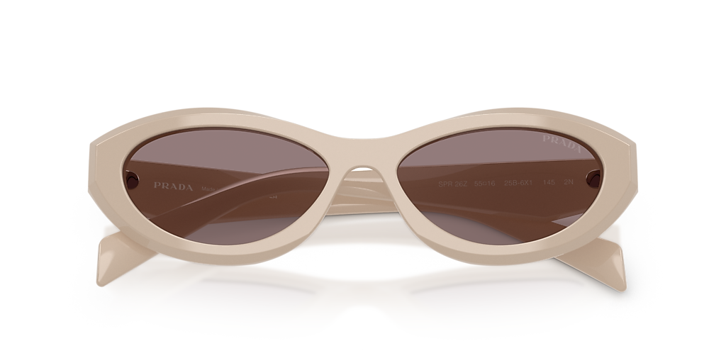 Prada PR 26ZS M (55 - 16) with Violet lenses and Pink frame