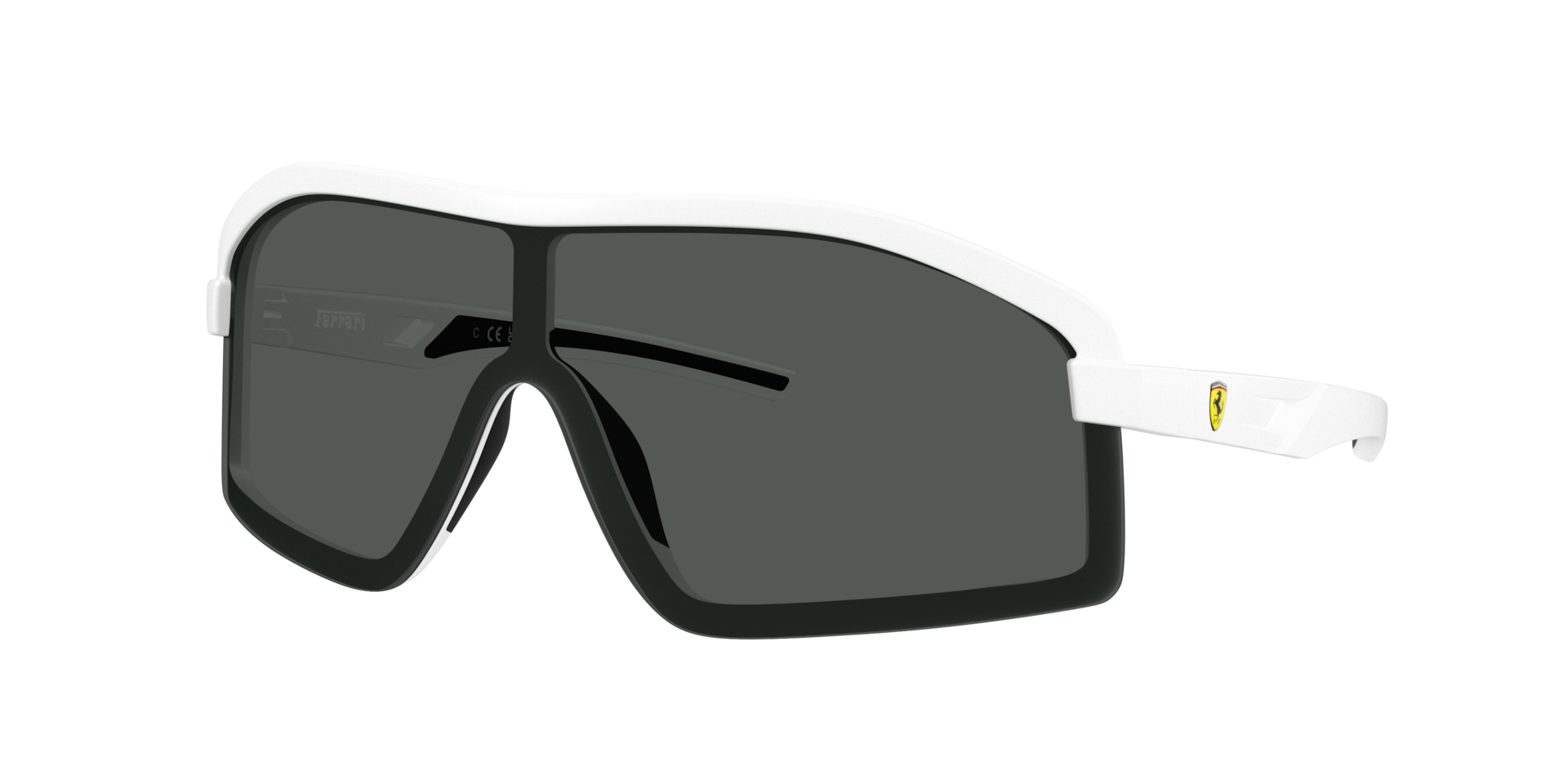 Scuderia Ferrari Man Sunglass FZ6010U -  Frame color: Matte White, Lens color: Grey