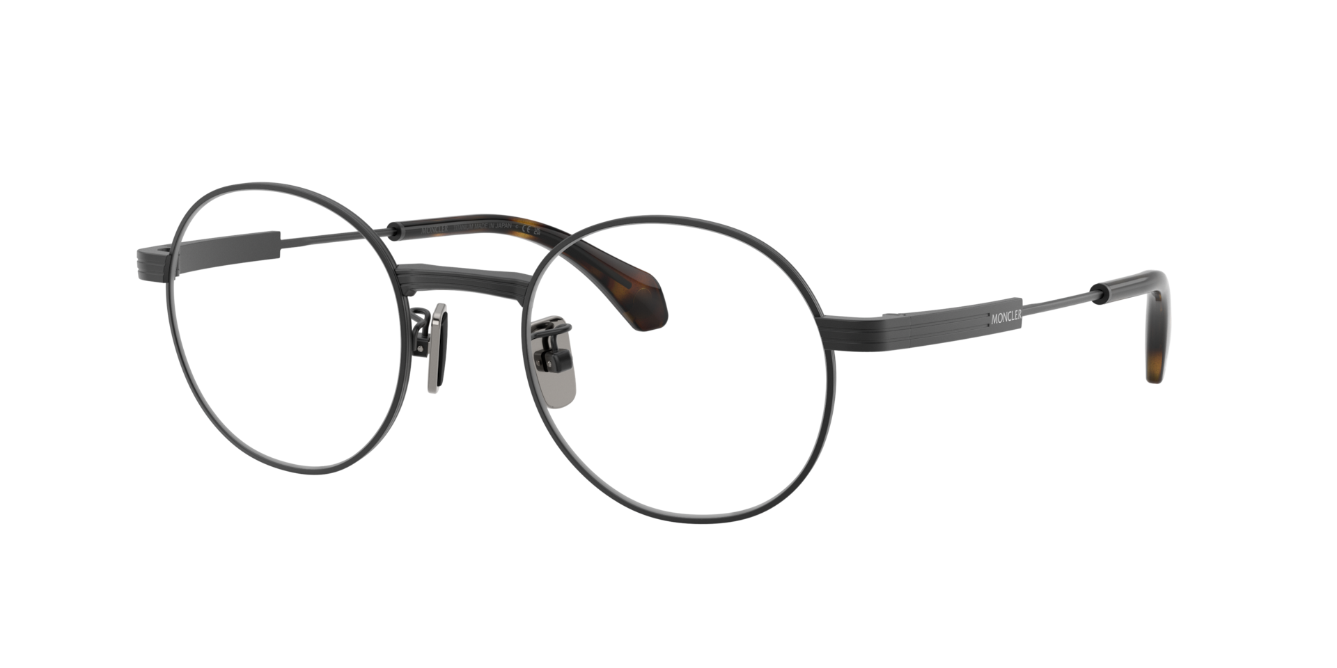 Moncler Unisex Sunglass Suffuse -  Frame color: Matte Black, Lens color: Solid Brown