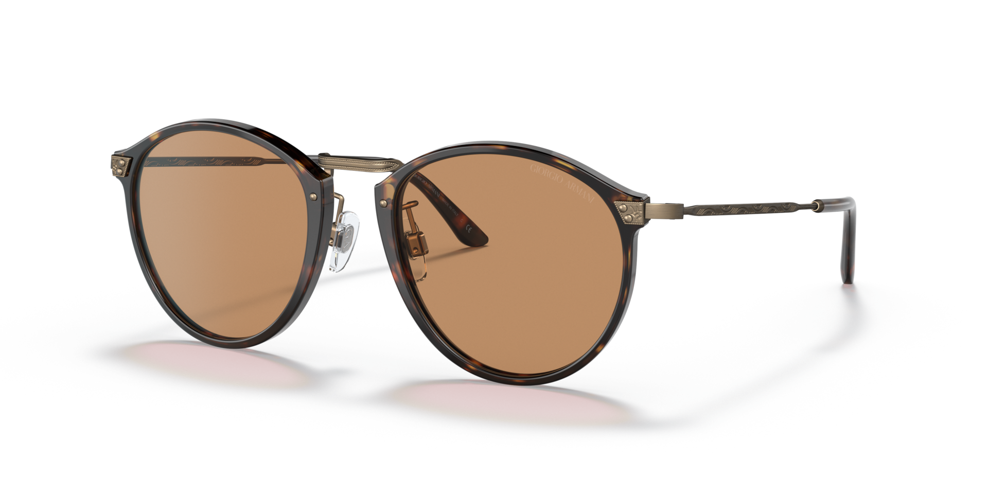 Giorgio Armani AR 318SM L (51 - 20) with Brown lenses and Tortoise