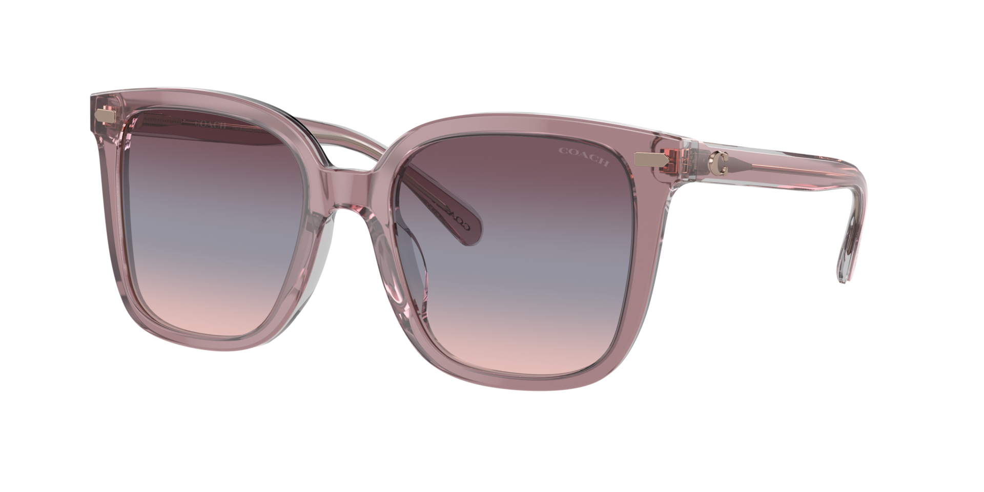 Coach Frau Sunglass CL918 - Rahmenfarbe: Rosa, Linsenfarbe: Blau