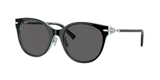Tiffany & Co. TF4253 XL (55 - 16) with Grey lenses and Black frame