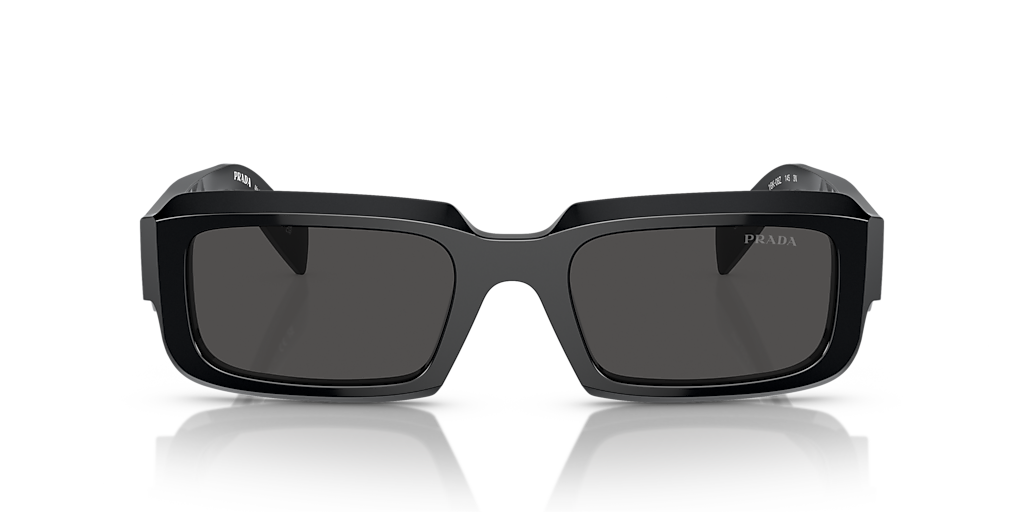 Prada PR 27ZSF L (55 - 19) with Grey lenses and Black frame