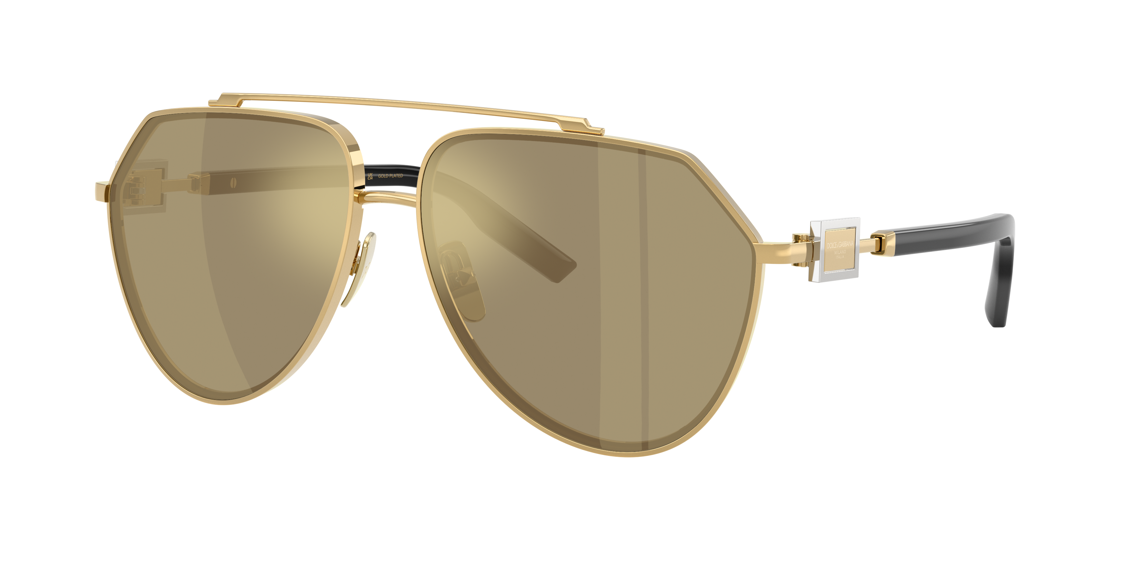 Dolce&Gabbana DG2315 XXL (62 - 14) with Yellow lenses and Gold