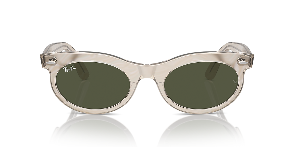 Ray-Ban Wayfarer Oval Change L (53 - 22) with Green lenses and