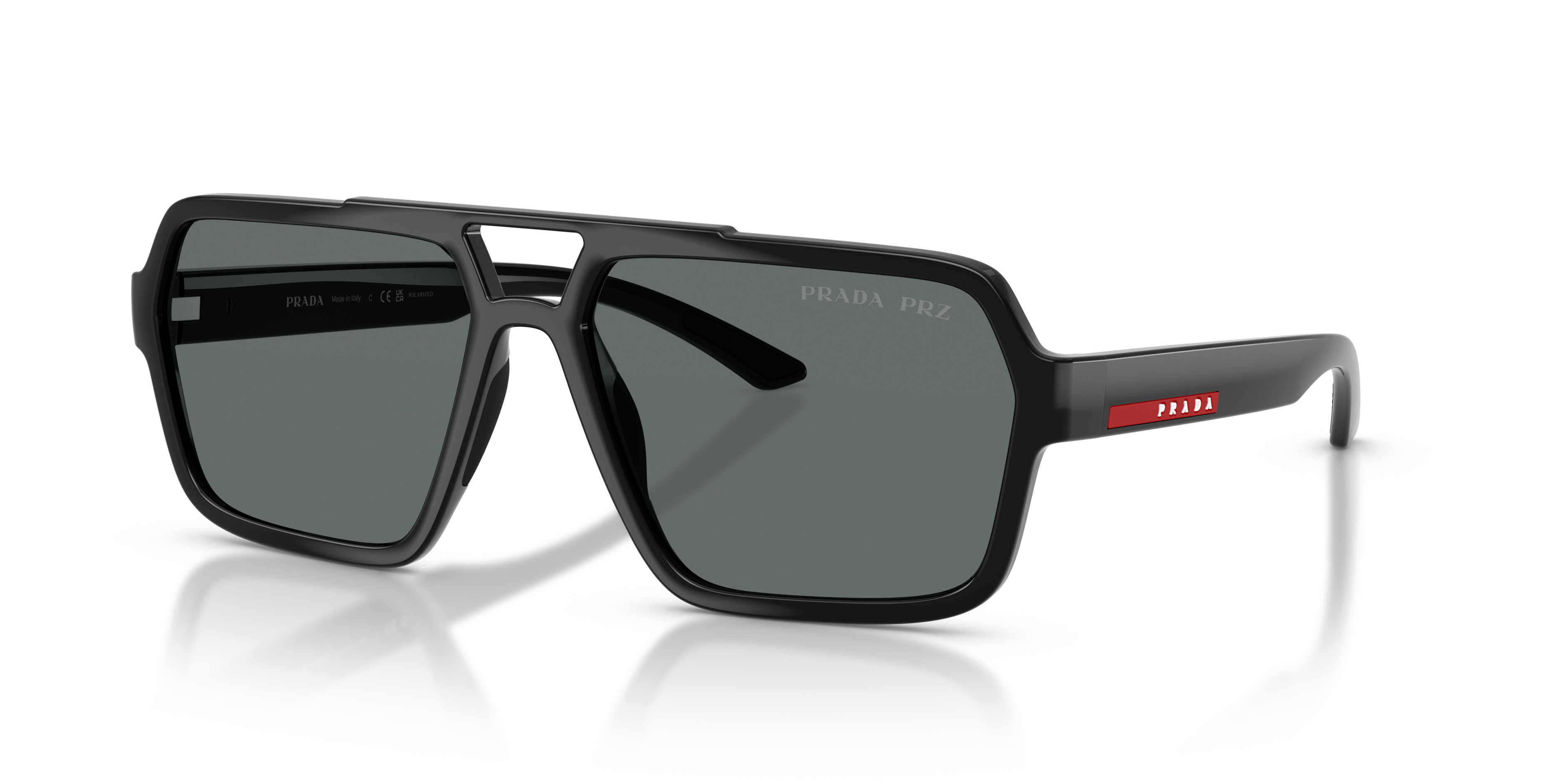 Prada Linea Rossa PS A06S XL (59 - 16) with Grey lenses and Black