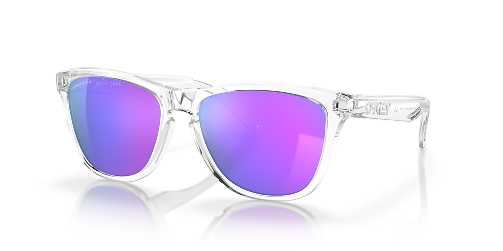 Oakley Frogskins™ XL (55 - 17) with Violet lenses and Transparent