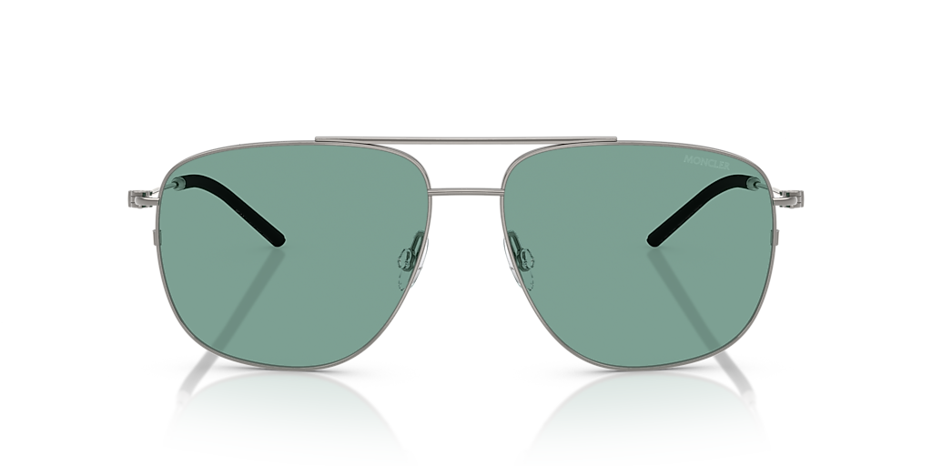 Moncler Alumni XXL (60 - 15) with Green lenses and Grey frame