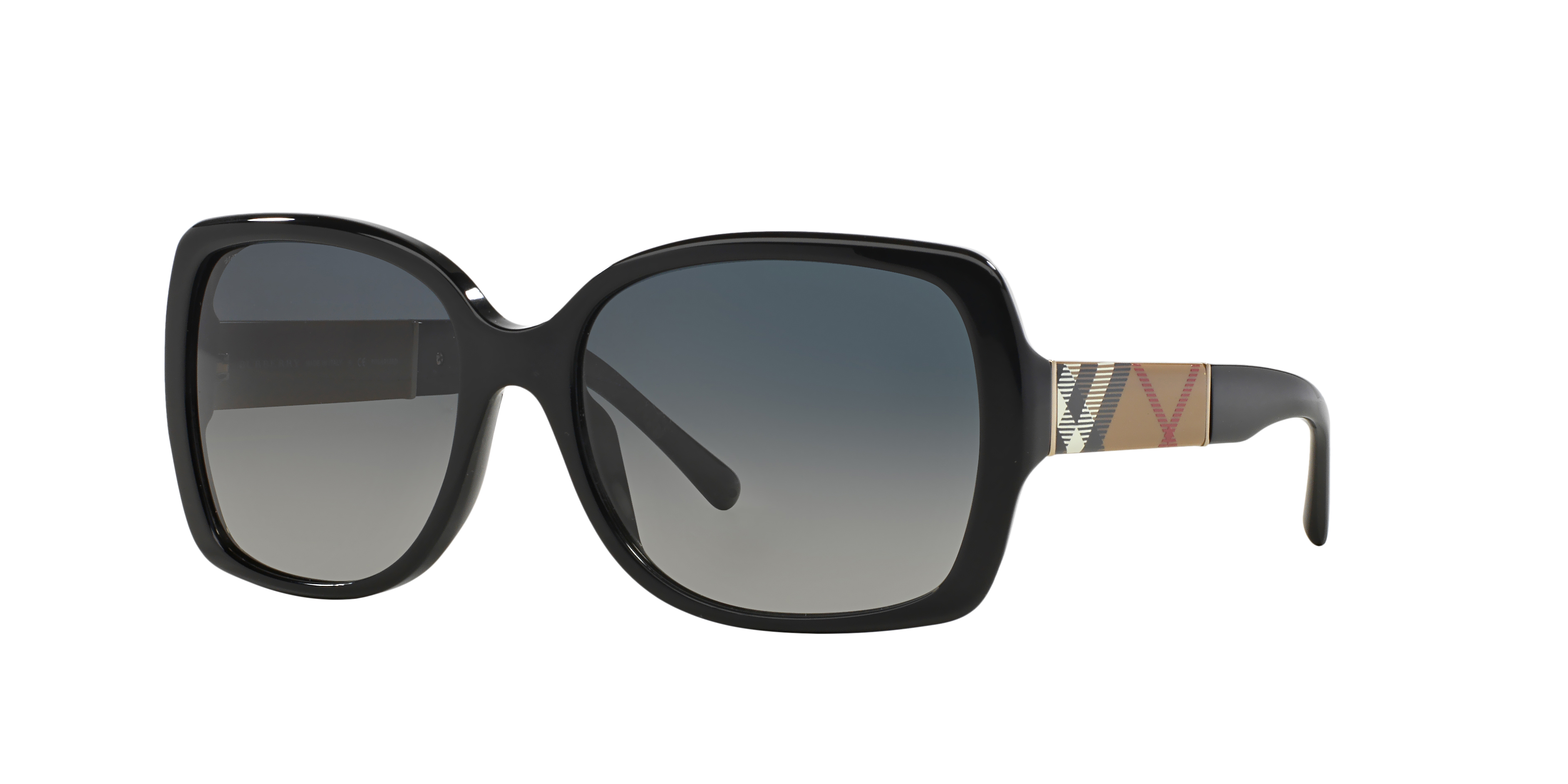 Burberry BE4160 M (58 - 17) with Grey lenses and Black frame