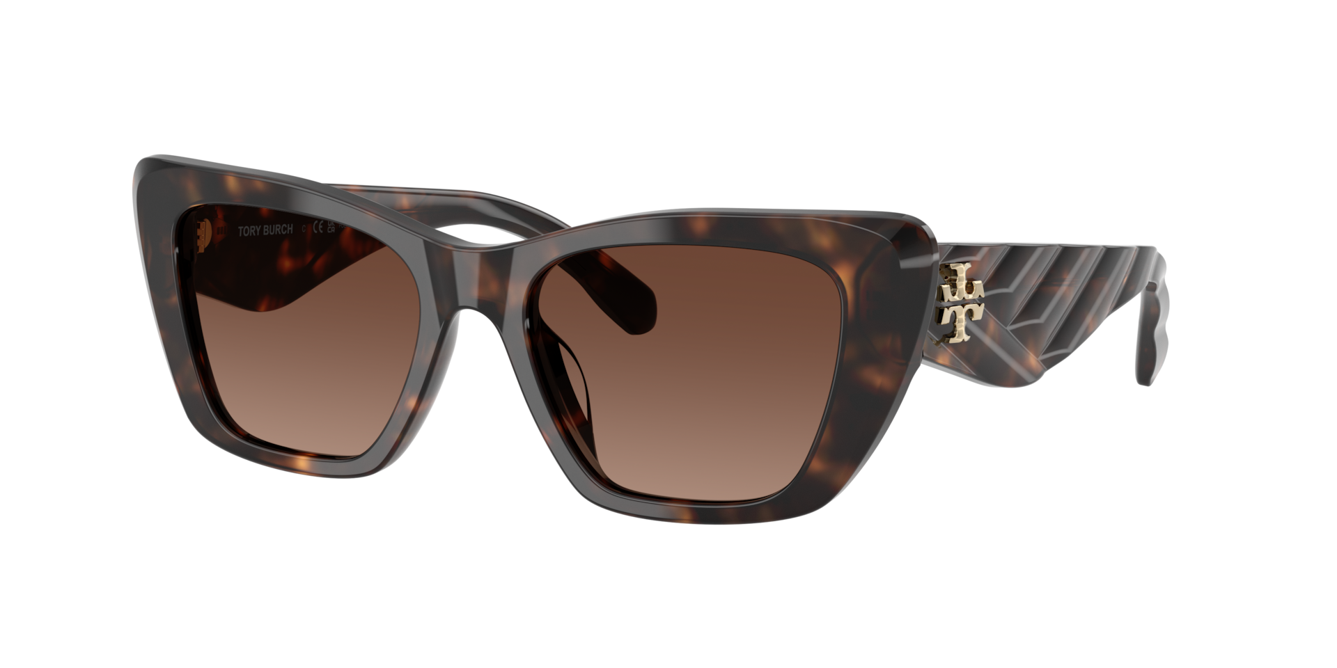 Tory Burch TY7216U S (52 - 18) with Brown lenses and Tortoise