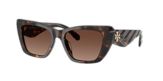 Tory Burch TY7217U M (55 - 18) with Brown lenses and Tortoise