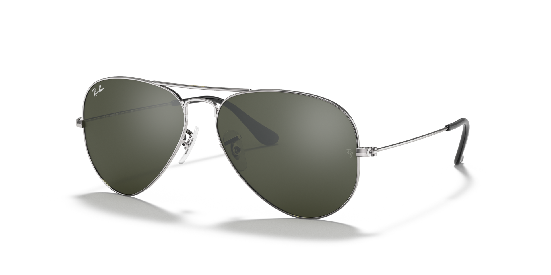 Ray-Ban Aviator Mirror XL (58 - 14) with Grey lenses and Silver