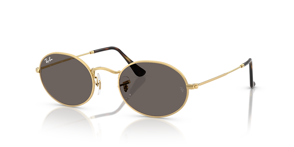 Ray-Ban Oval Flat Lenses M (51 - 21) with Grey lenses and 