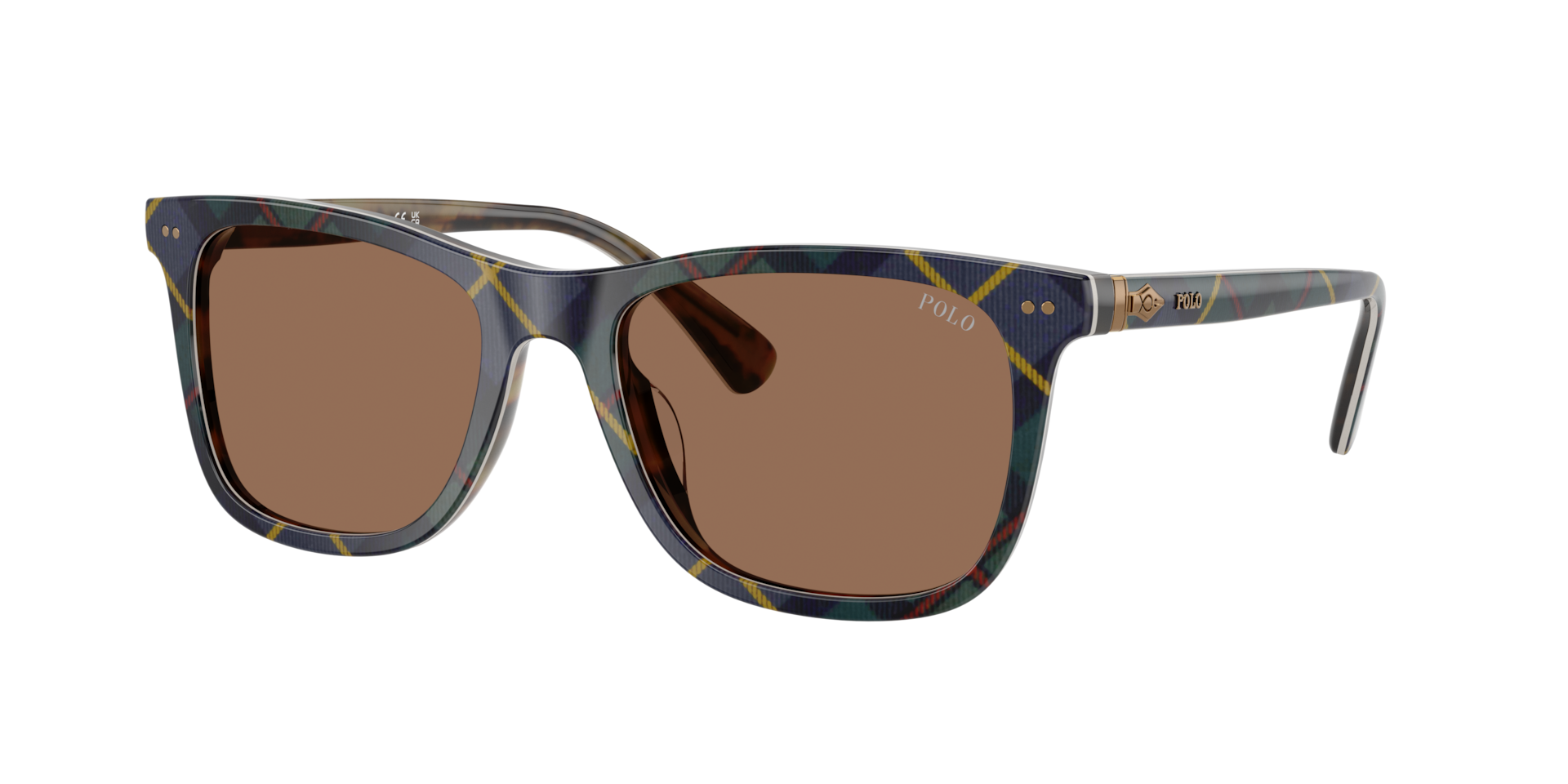 Polo Ralph Lauren Homme Sunglass PH4220U - Couleur du Monture Tartan Dress Gordon brillant Couleur de Lentille Marron fonc 105 €