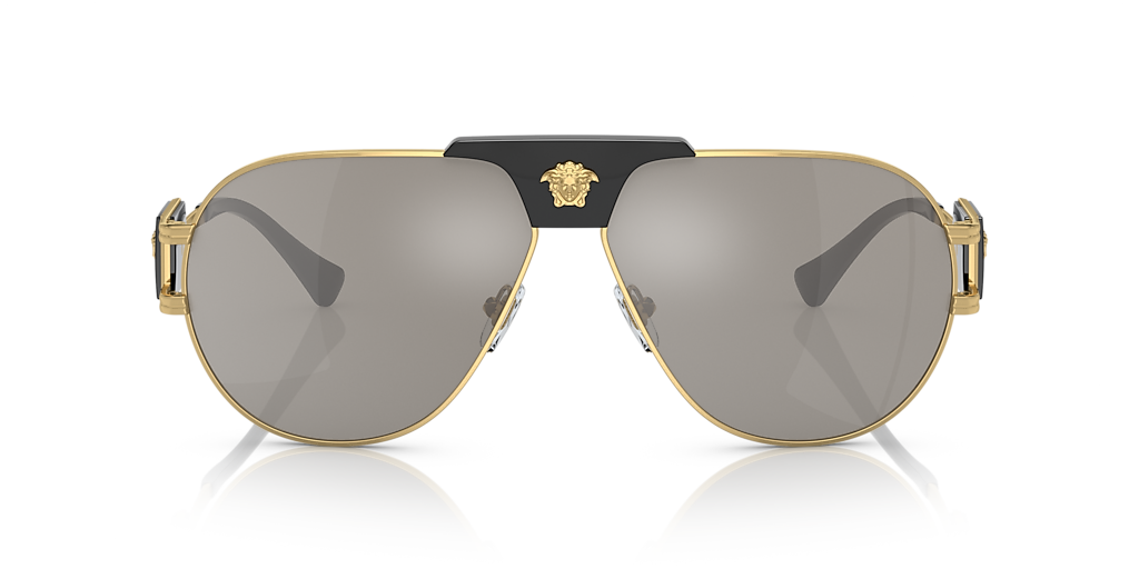 Versace VE2252 XXL (63 - 12) with Silver lenses and Gold frame