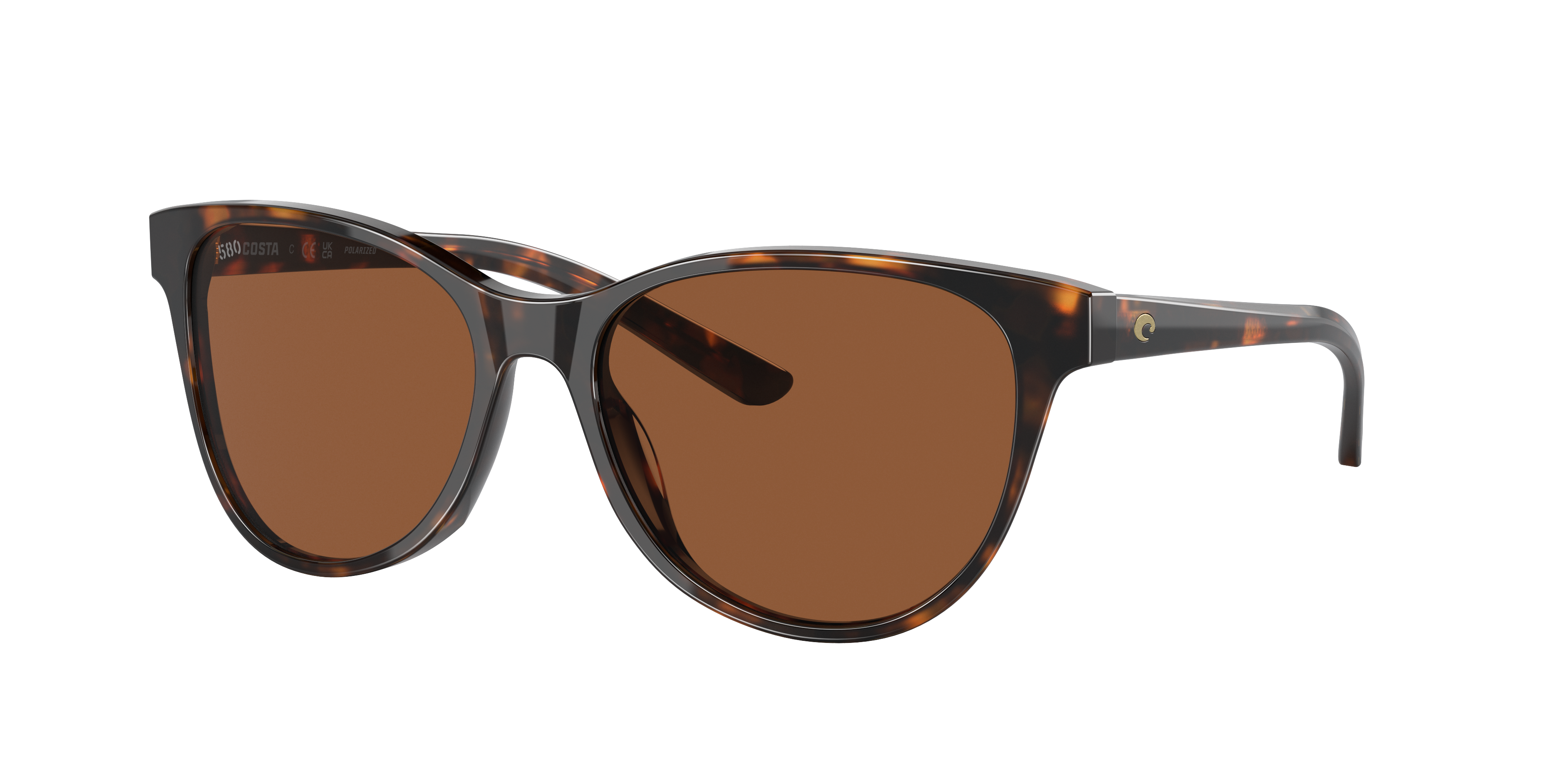 Costa Woman Sunglass Catherine -  Frame color: Tortoise, Lens color: Copper