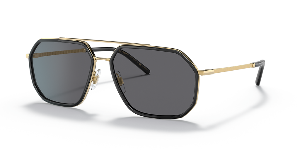 Dolce&Gabbana DG2285 XXL (60 - 15) with Grey lenses and Black
