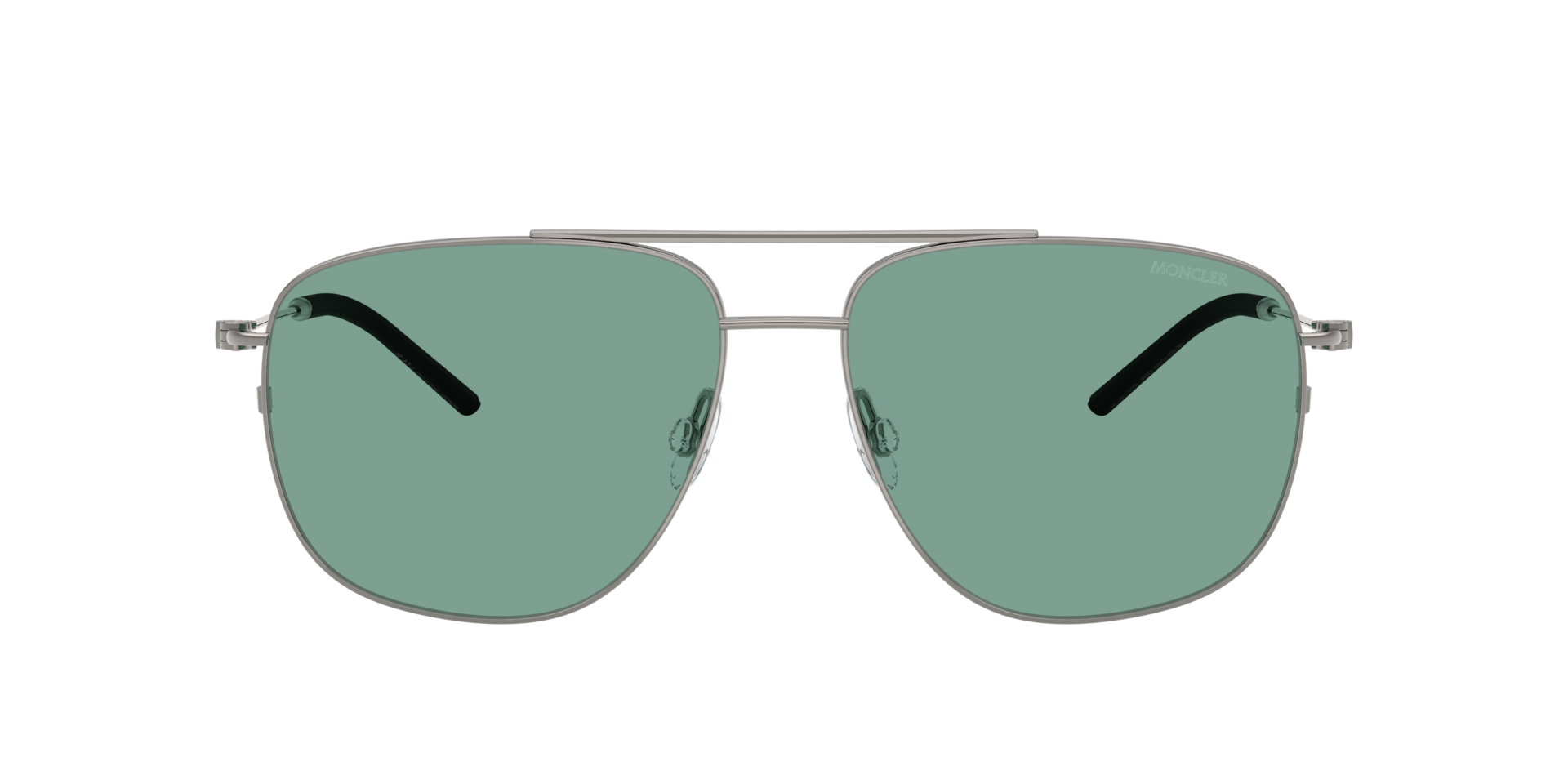 Moncler ME4004 Alumni XXL (60 - 15) with Green lenses and Grey 