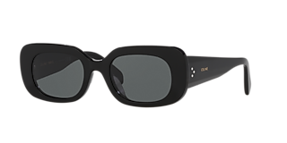 Celine CL40294I S (53 - 19) with Grey lenses and Black frame