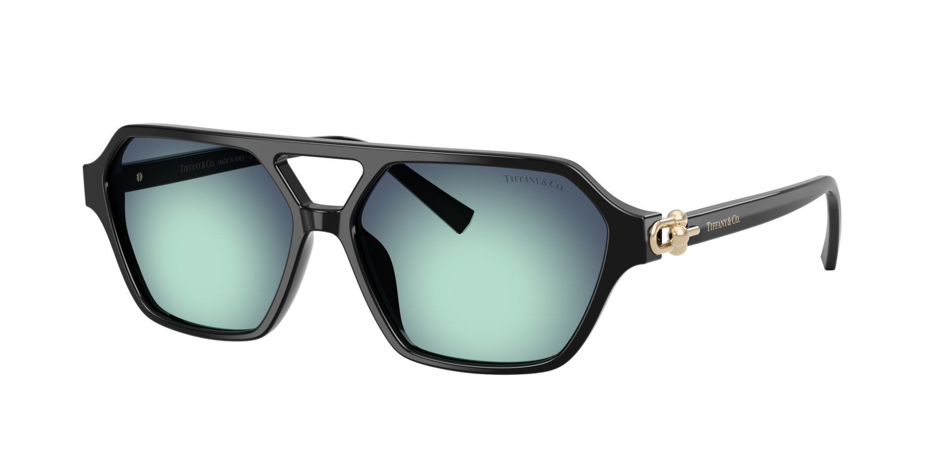 Tiffany & Co. Unisex Sunglass TF4264U -  Frame color: Black, Lens color: Gradient Blue
