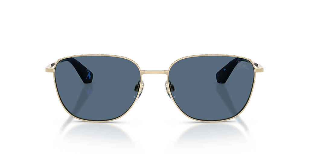 Burberry BE3171 XL (57 - 17) with Blue lenses and Gold frame