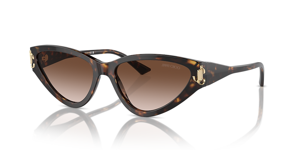 Jimmy Choo JC5019 S (55 - 16) with Brown lenses and Tortoise frame