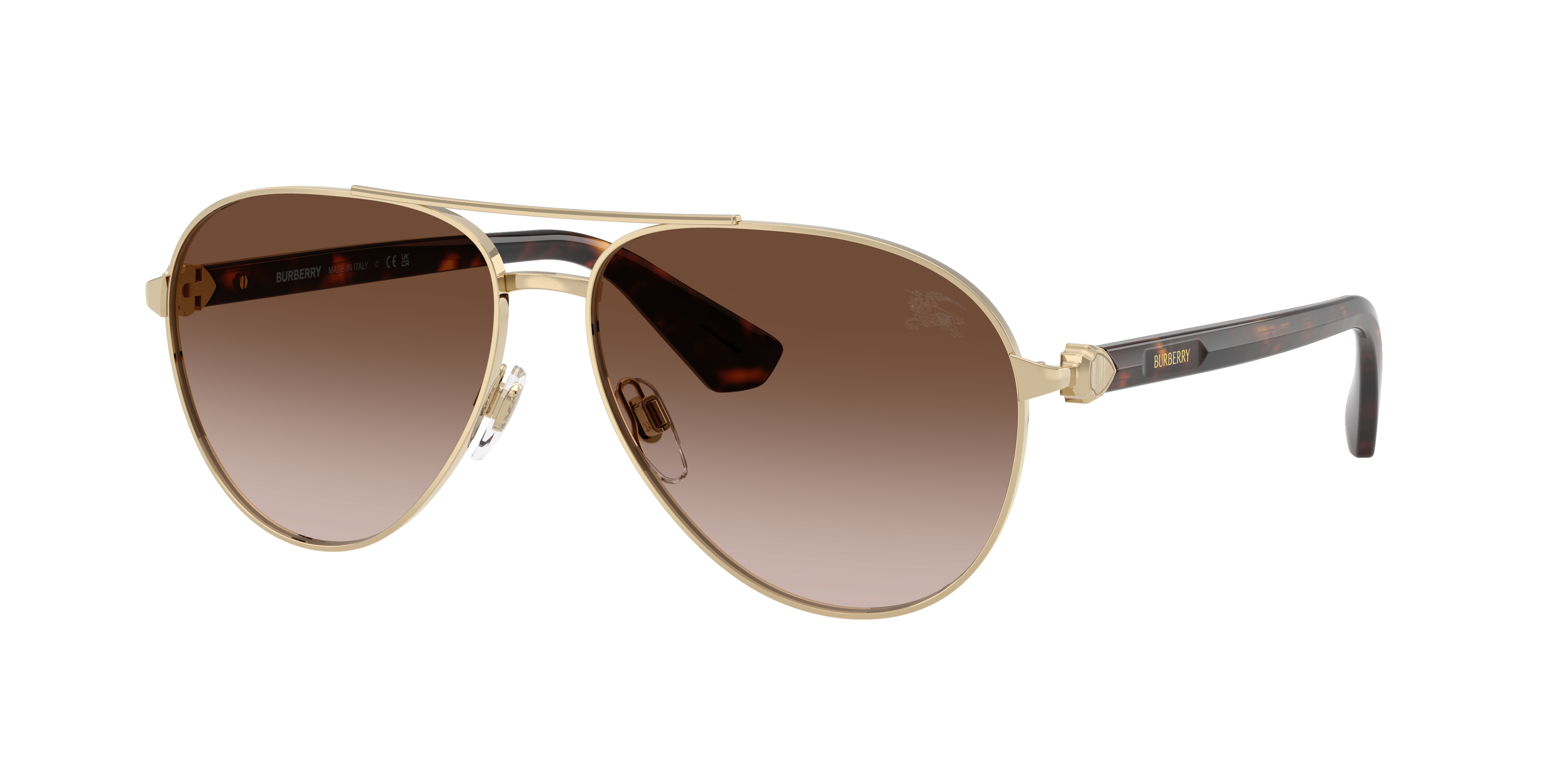 Burberry Man Sunglass BE3167 -  Frame color: Light Gold, Lens color: Brown Gradient