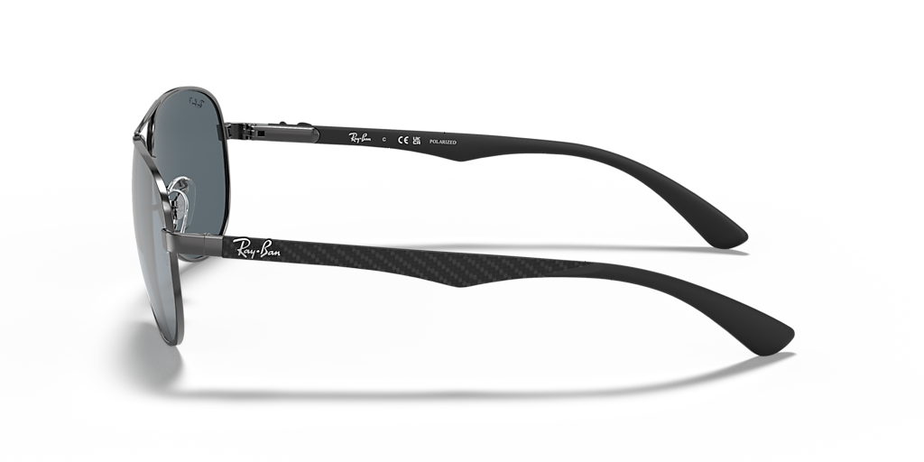 Ray-Ban Carbon Fibre XL (61 - 13) with Silver lenses and Grey