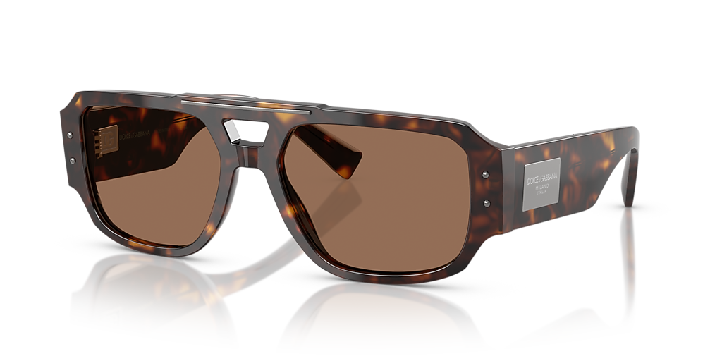 Dolce&Gabbana DG4482 XL (57 - 18) with Brown lenses and Tortoise