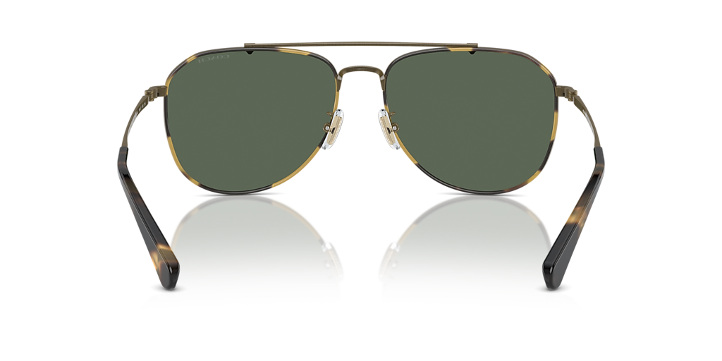 Coach HC7164 CR626 XXL (59 - 17) with Green lenses and Gold frame