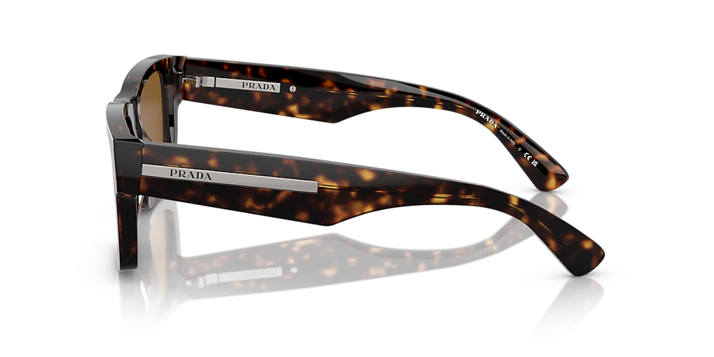 Prada PR 25ZS L (56 - 18) with Brown lenses and Tortoise frame
