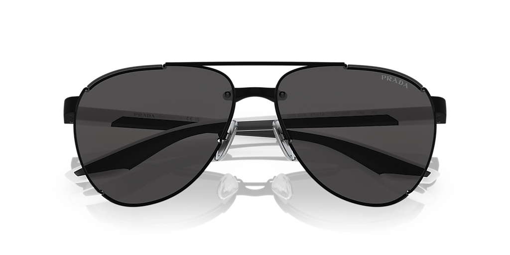 ★Risha★ Prada Linea Rossa PS 51YS XL (61 - 14) with Grey lenses and Black