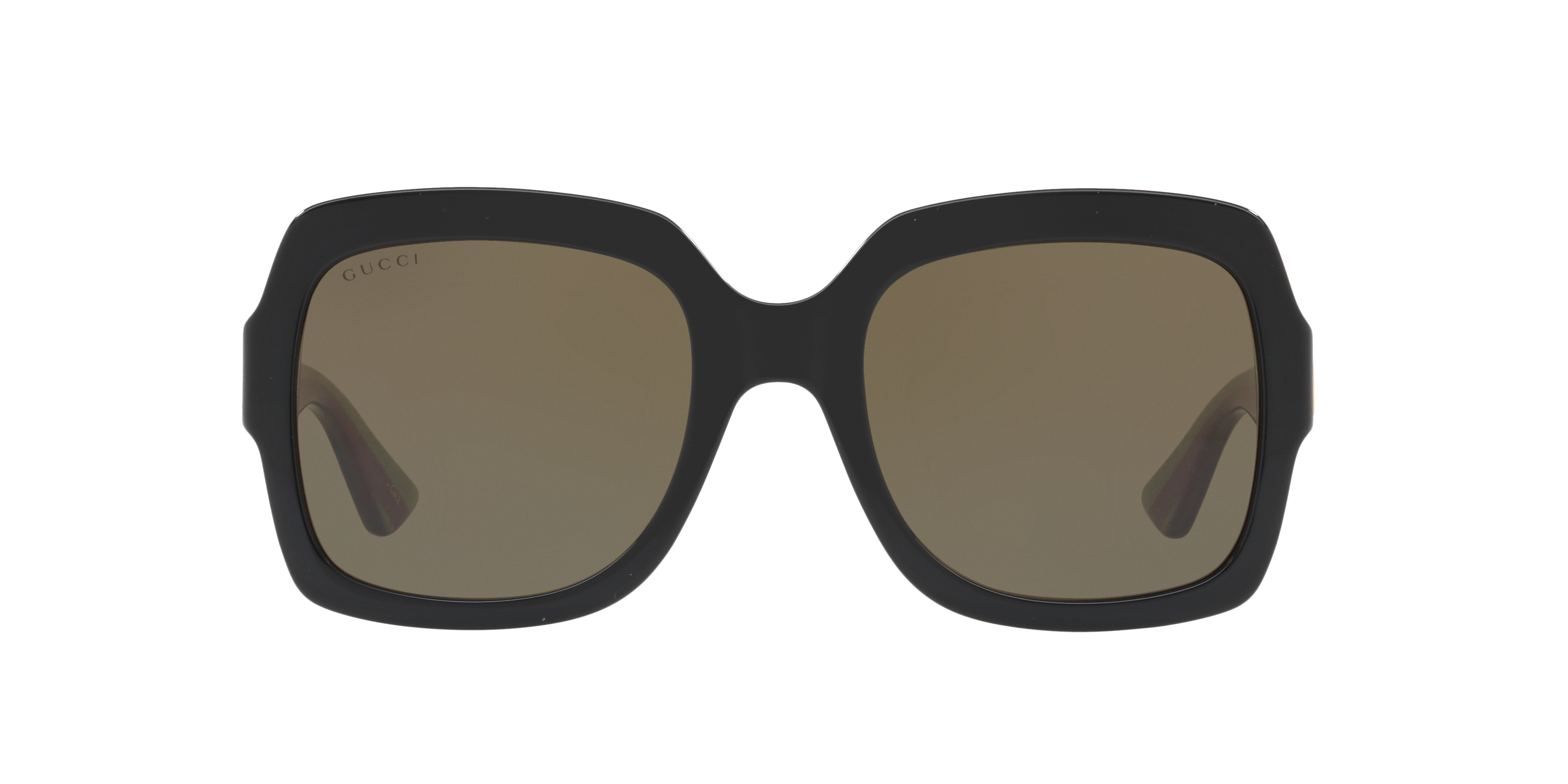 Gucci GG0036SN L (54 - 22) with Green lenses and Black frame