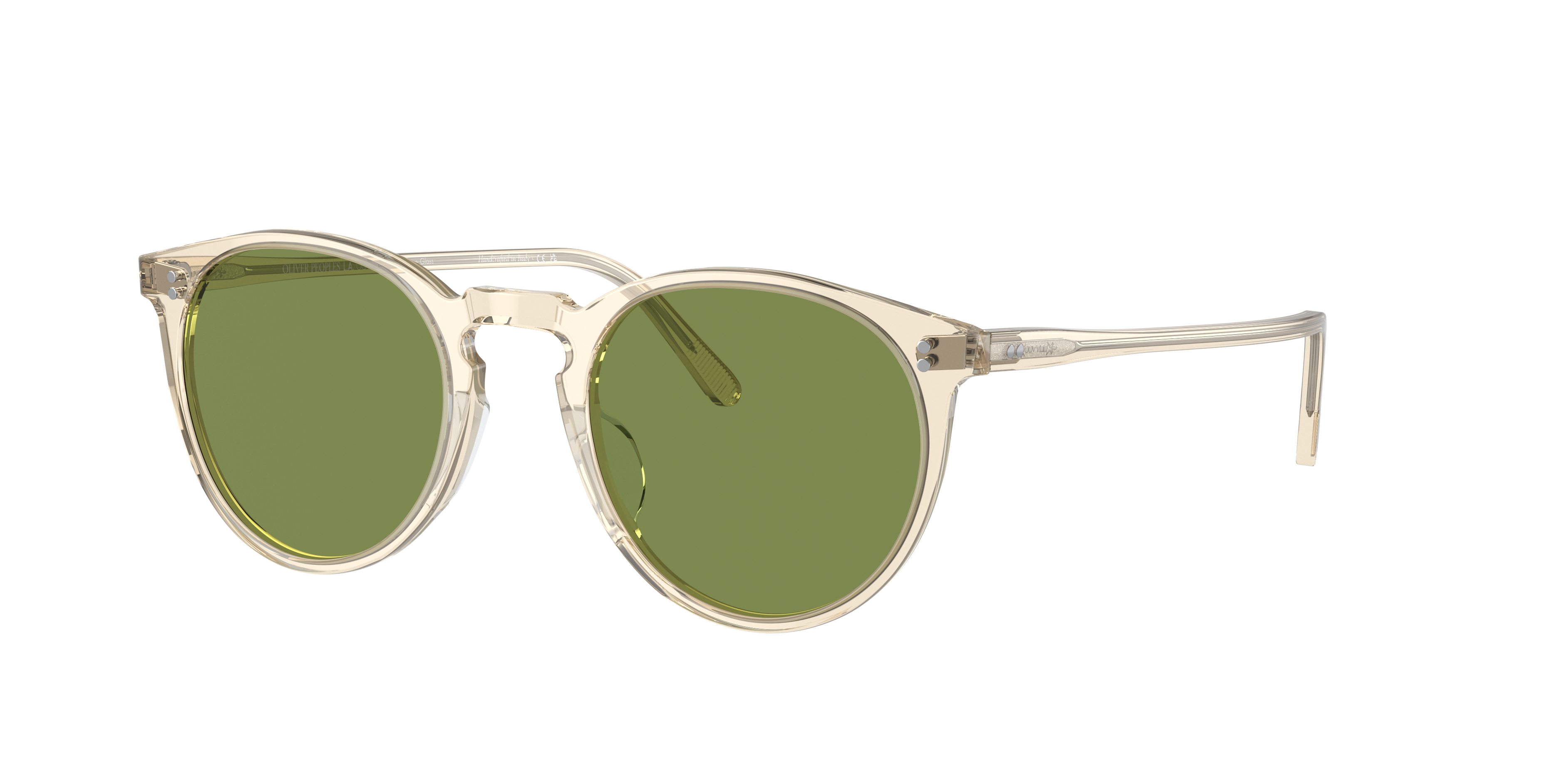 Oliver Peoples Unisex Sunglass OV5183S O'Malley Sun -  Frame color: Buff, Lens color: Green C