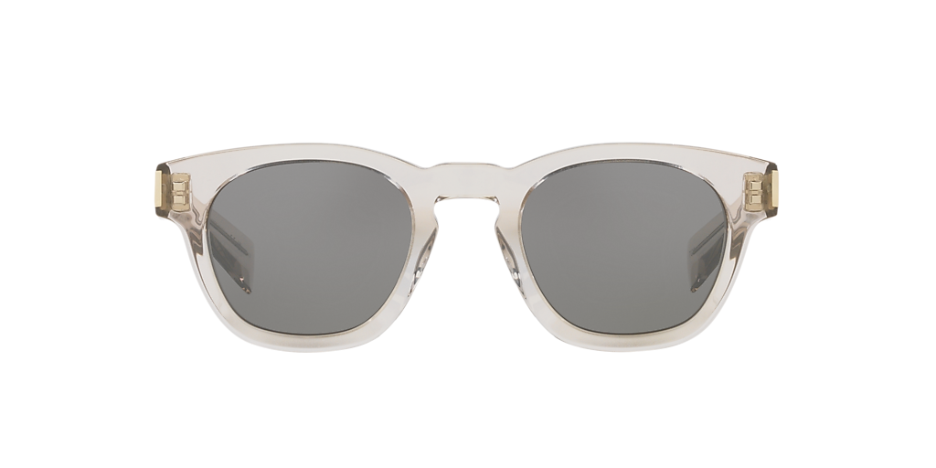 Saint Laurent SL 746 XXS (48 - 23) with Silver lenses and Brown