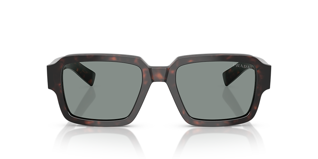 Prada PR 02ZS S (52 - 20) with Blue lenses and Tortoise frame