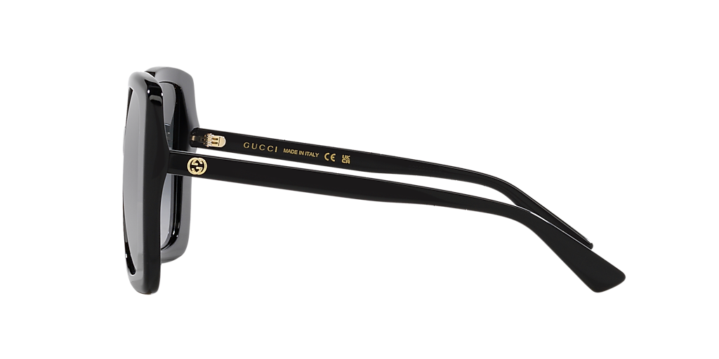 Gucci GG1314S M (55 - 19) with Grey lenses and Black frame