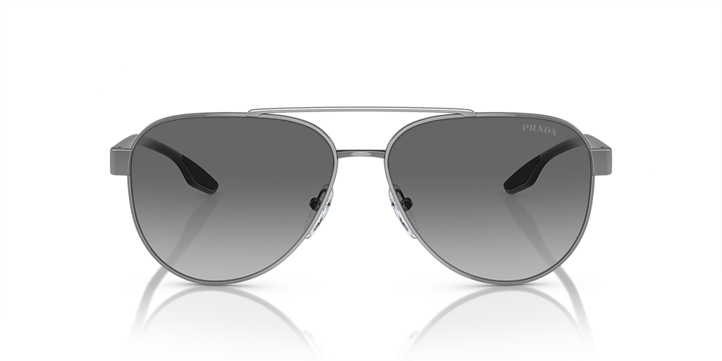 Prada Linea Rossa Lifestyle L (58 - 14) com Lentes Cinza e Armação