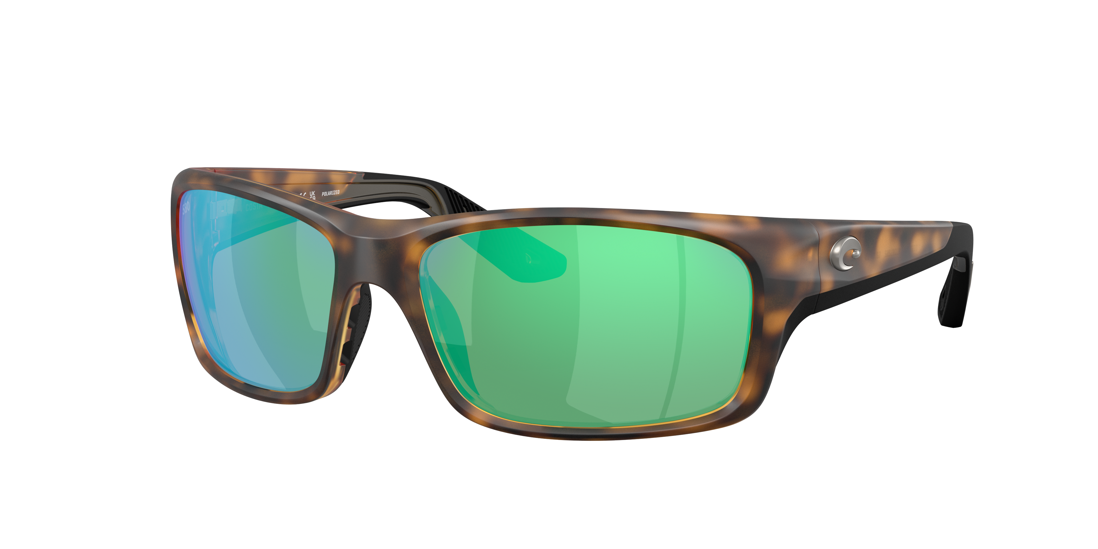 Costa Man Sunglass Jose PRO -  Frame color: Matte Tortoise, Lens color: Green Mirror