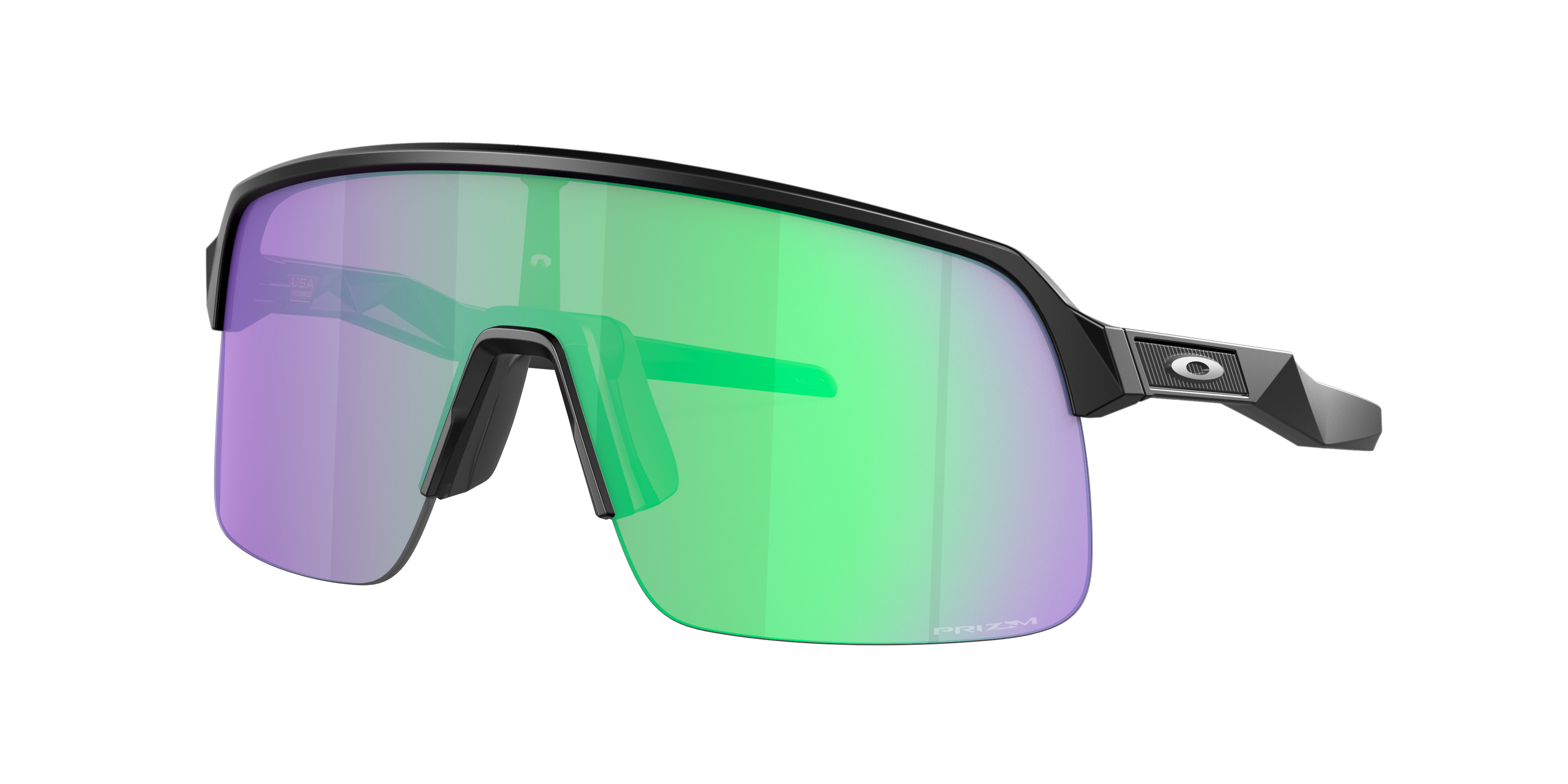 Oakley Sutro Lite M (0 - 139) with Green lenses and Black frame