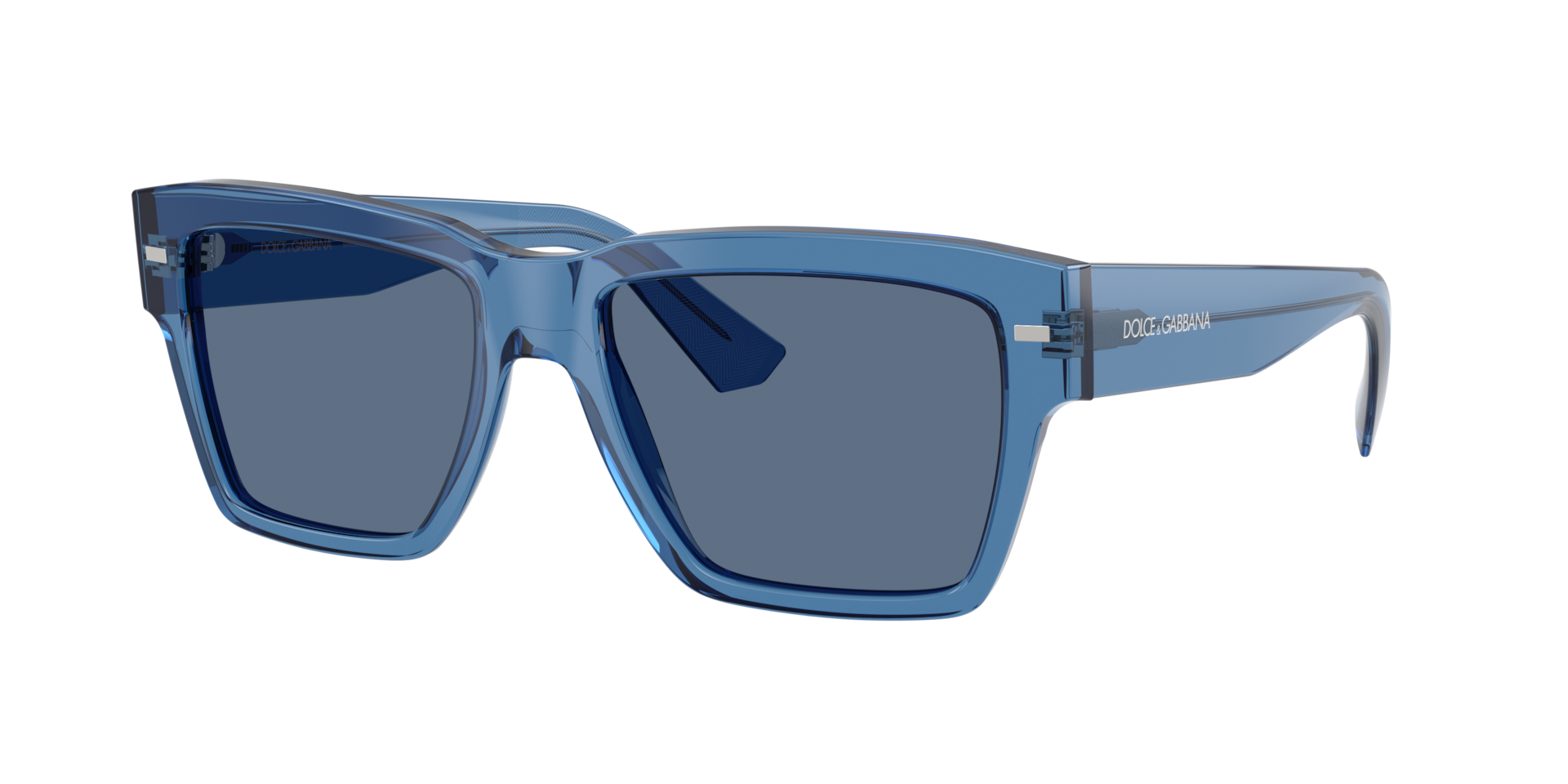 Dolce&Gabbana Man Sunglass DG4431 -  Frame color: Transparent Blue, Lens color: Dark Blue