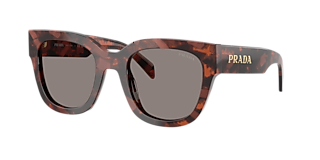 Prada PR A17S L (54 - 19) with Brown lenses and Tortoise frame