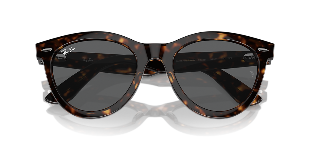 Ray-Ban Wayfarer Way XL (54 - 21) with Grey lenses and Tortoise