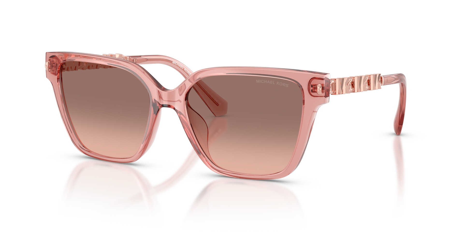 Michael Kors Piedmont L (56 - 17) with Pink lenses and Pink frame