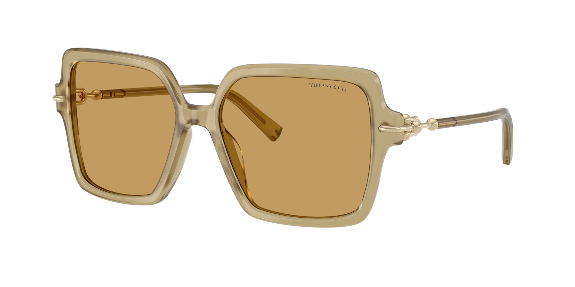 Tiffany & Co. Woman Sunglass TF4260U -  Frame color: Coca Cola, Lens color: Ochre